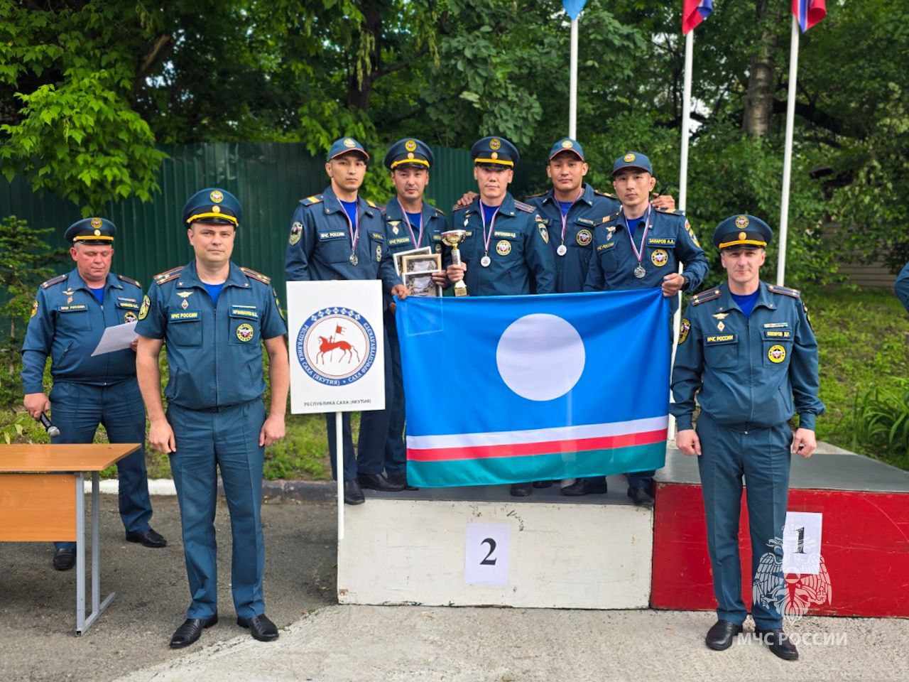 второе место у огнеборцев из Республики Саха (Якутия)